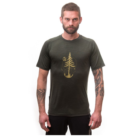 Herren-T-Shirt Sensor Merino Air Pt Earth
