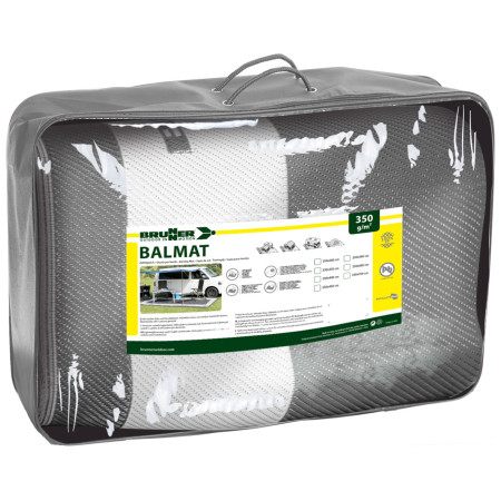 Teppich Brunner Balmat 300x600 cm grau