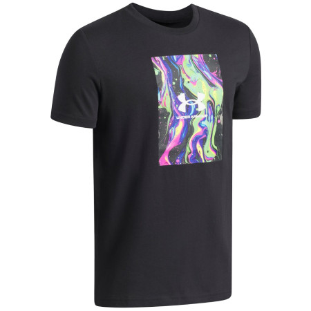 Kinder-Funktionsshirt Under Armour UA B Multi Color Photo SS Black