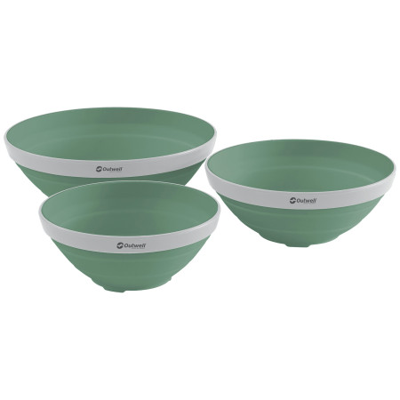Schüssel-Set Outwell Collaps Bowl Set dunkelgrün Shadow Green