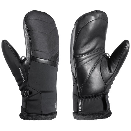 Damen Ski-Handschuhe Leki Snowfox 3D Lady Mitt schwarz Black