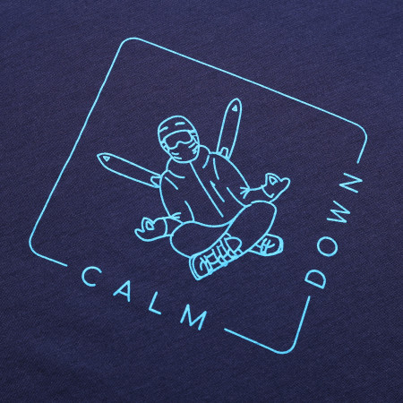 Herren-T-Shirt Zulu Merino Buddha 160 Long