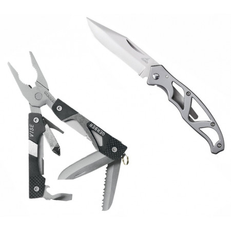 Multitool-Set Gerber Multitool Vise + Paraframe Mini