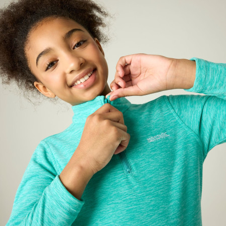 Kinder-Sweatshirt Regatta Hot Shot Marl Turquoise
