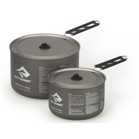 Geschirrset Sea to Summit Alpha Pot Set 2.0 grau Grey
