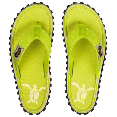 Damen Flip-Flops Gumbies Islander Lime Turtle