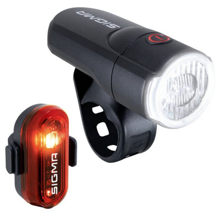 Vorder- / Rücklicht Sigma Aura 30 + Curve schwarz