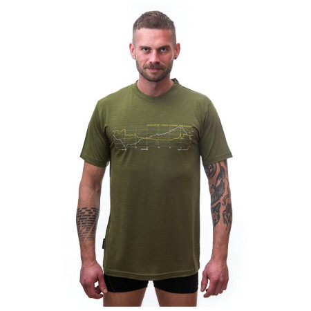 Herren-T-Shirt Sensor Merino Wool Active PT Track (short sleeve)