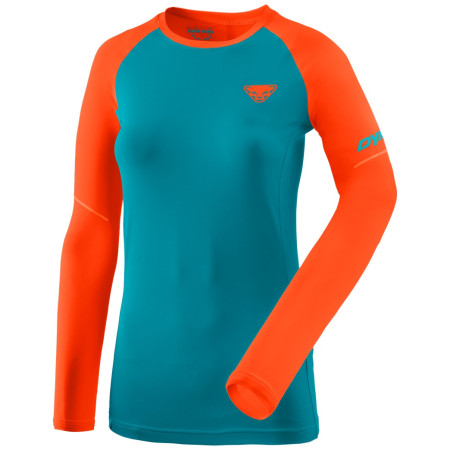 Damen-T-Shirt Dynafit Alpine Pro W L/S Tee blau/orange lowa
