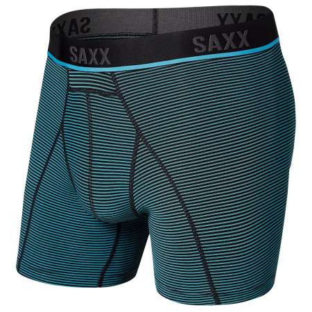 Boxershorts Saxx Kinetic Light-Compression Mesh Bb blau cool blue mini stripe