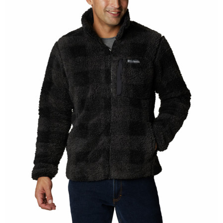 Herrenjacke Columbia Winter Pass™ Printed Fleece II schwarz Black Check