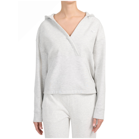 Damen-Sweatshirt 4F Sweatshirt F2661 hellgrau Cold Light Grey Melange