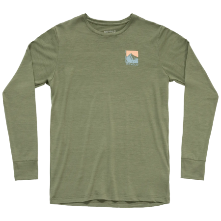 Herren-Funktionsshirt Devold Classic Summit Ls Man khaki Lichen