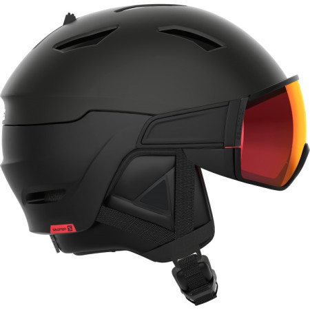 Skihelm Salomon Driver schwarz Black(PantoneTapShoe)