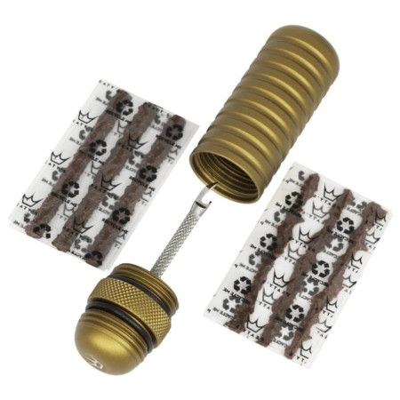 Reparaturset Peaty´s Holeshot Tubeless Puncture Plugger gelb Bourbon