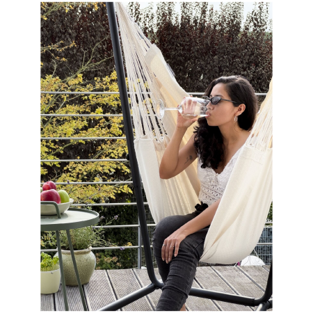 Schaukelstuhl mit Ständer La Siesta Fiji set Organic Comfort