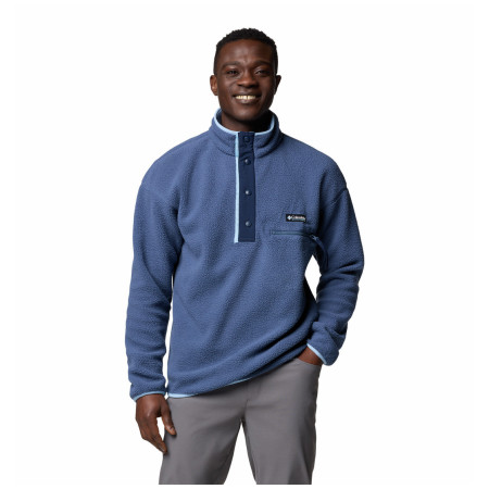 Herren-Sweatshirt Columbia Helvetia™ II Half Snap Fleece blau/hellblau Dark Mountain