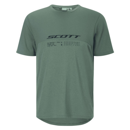 Herren Rad-Shirt Scott Tee M's Vertic DRI SS dunkelgrün tranquil green
