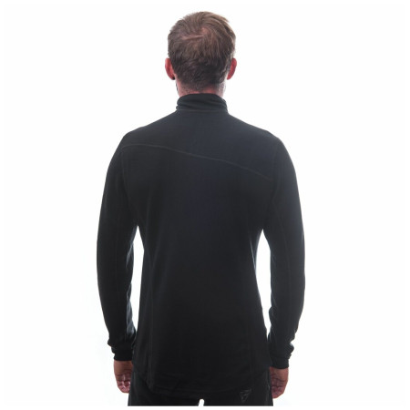 Herren-Sweatshirt Sensor Merino Upper kurzer Reißverschluss