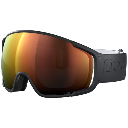 Skibrille POC Zonula schwarz/orange Uranium Black/Partly Sunny Orang