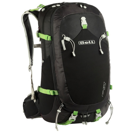 Rucksack Boll Raven 35-42 schwarz/grün Grass