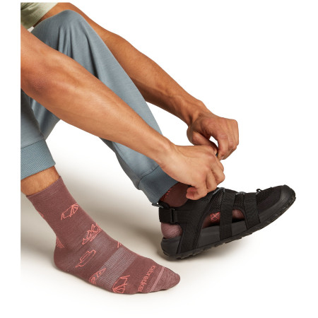 Herrensocken Icebreaker M Mer Lifestyle Ultralight Crew Camp Ess