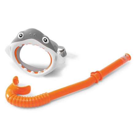 Taucher-Set Intex Shark Fun Set 55944 orange/grau