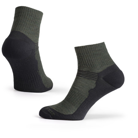 Socken Zulu Merino Lite Men grün/schwarz
