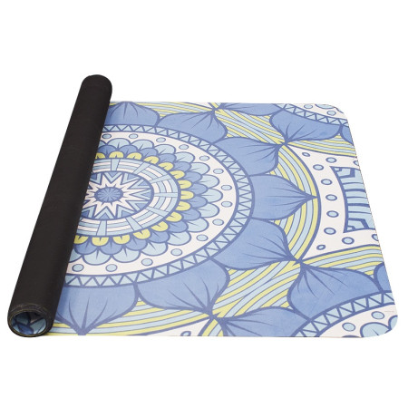 Yoga-Matte Yate Yoga Mat přírodní guma blau/grün