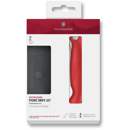 Picknick-Set Victorinox Picnic knife set rot red