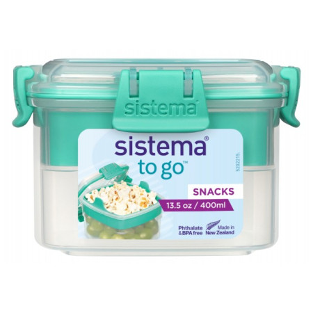 Lebensmittelbox Sistema Snack To Go türkis mint