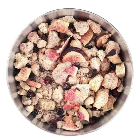 Trekkingnahrung Lyo food Kokos-Haferflocken mit Blaubeeren