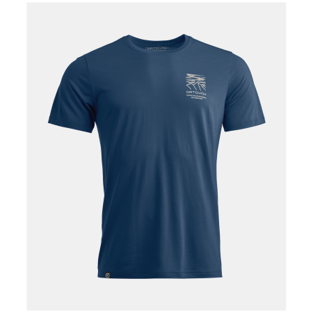 Herren-Funktionsshirt Ortovox 150 Cool Mtn Mission Ts M dunkelblau Deep Ocean