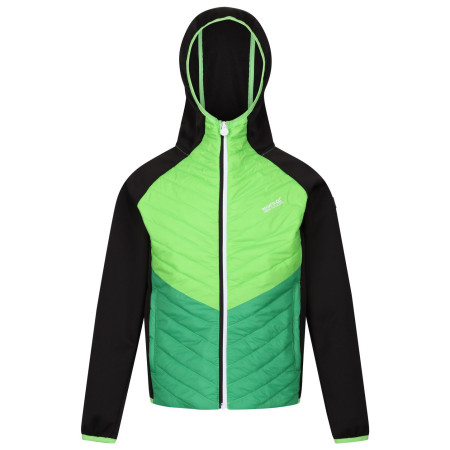 Kinderjacke Regatta Kielder HybridVII schwarz Black/Jasmine Green