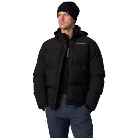 Herren-Winterjacke Northfinder Zacaria schwarz black