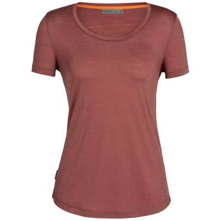 Damen-T-Shirt Icebreaker Women Sphere II SS Scoop Tee rot grape