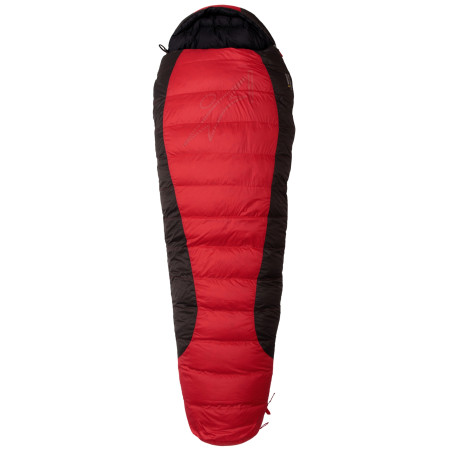 Daunenschlafsack Warmpeace Viking 900 195 cm rot/grau Red/Gray/Black