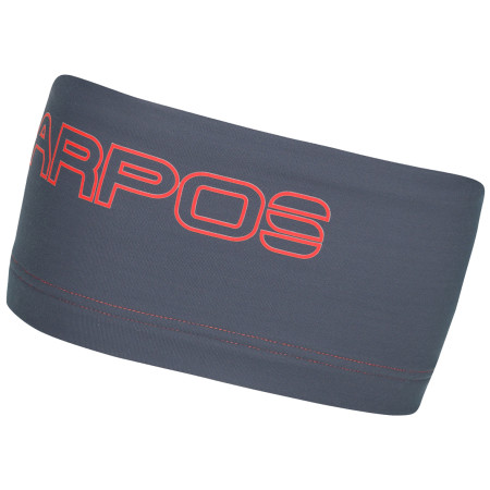 Stirnband Karpos Alagna Headband grau/rot India Ink/Grenadine