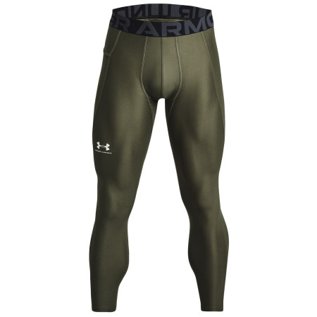 Herreunterhose Under Armour HG Armour Leggings dunkelgrün MarineODGreen/White