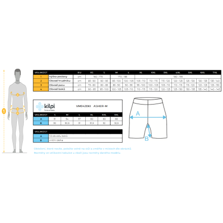 Herrenshorts Kilpi Asher-M