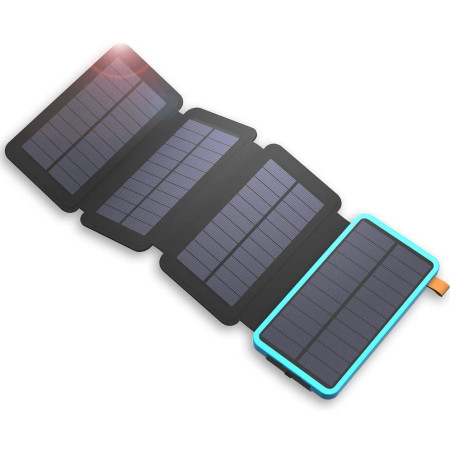 Solarladegerät AllPowers XD-SC-010-BBLU +powerbank schwarz Black