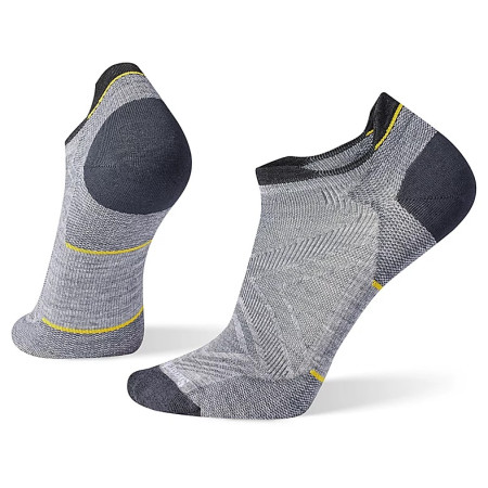 Socken Smartwool Run Zero Cushion Low Ankle grau Light gray