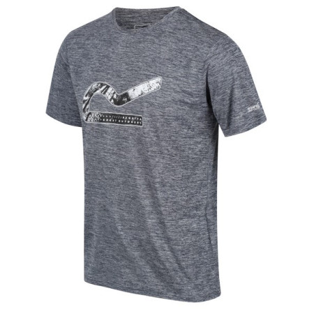 Herren-T-Shirt Regatta Fingal VI grau Navy Marl