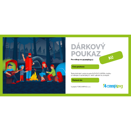 Gutschein 4camping Tištěný dárkový poukaz