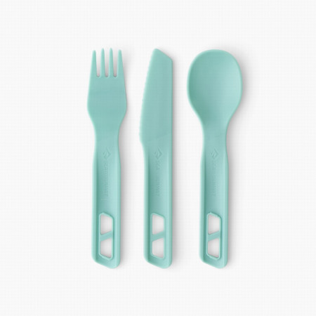 Besteckset Sea to Summit Passage Cutlery Set 3 Piece blau
