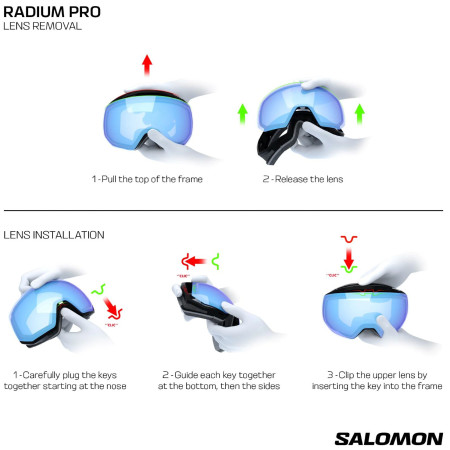 Skibrille Salomon Radium Pro Sigma