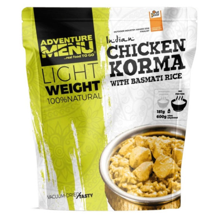 Trekkingnahrung Adventure Menu Hühnchen Korma mit Basmatireis 600 g