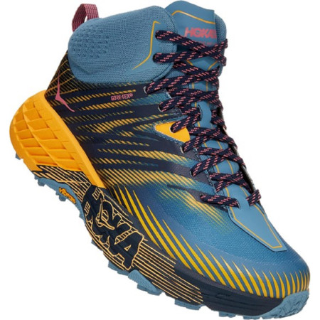 Damenschuhe Hoka Speedgoat Mid 2 Gtx blau/gelb ProvincialBlue/Saffron