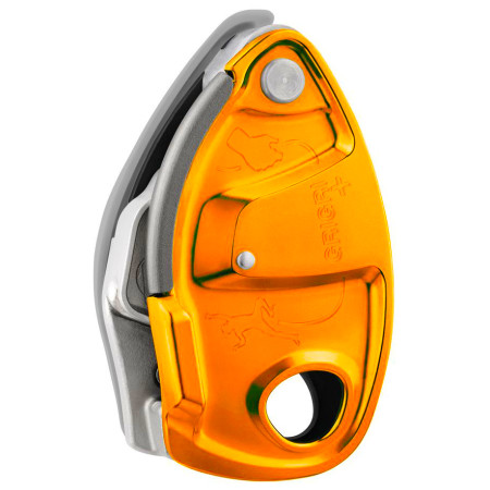 Halbautomatisches Sicherungsgerät Petzl GriGri + orange Orange