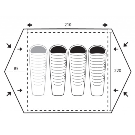 Wanderzelt Trimm Magnum